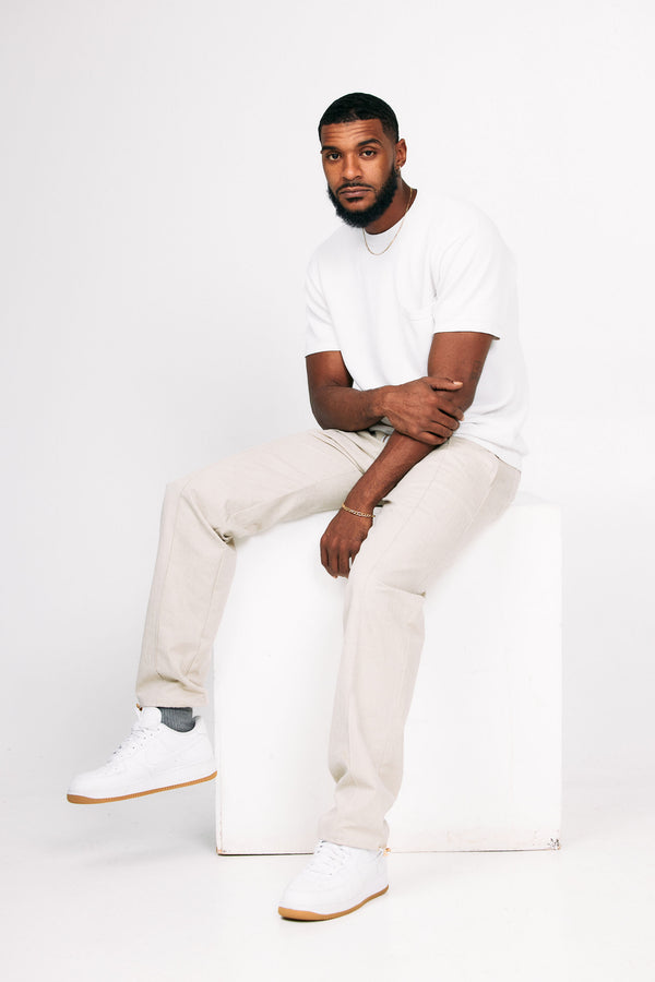 MEN'S ELASTIC WAIST PANTS
