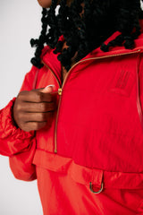 HALF-ZIP CROPPED JACKET