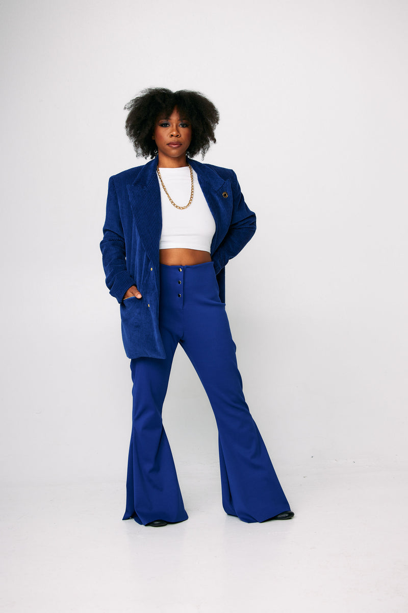 FIT AND FLARE PANTS