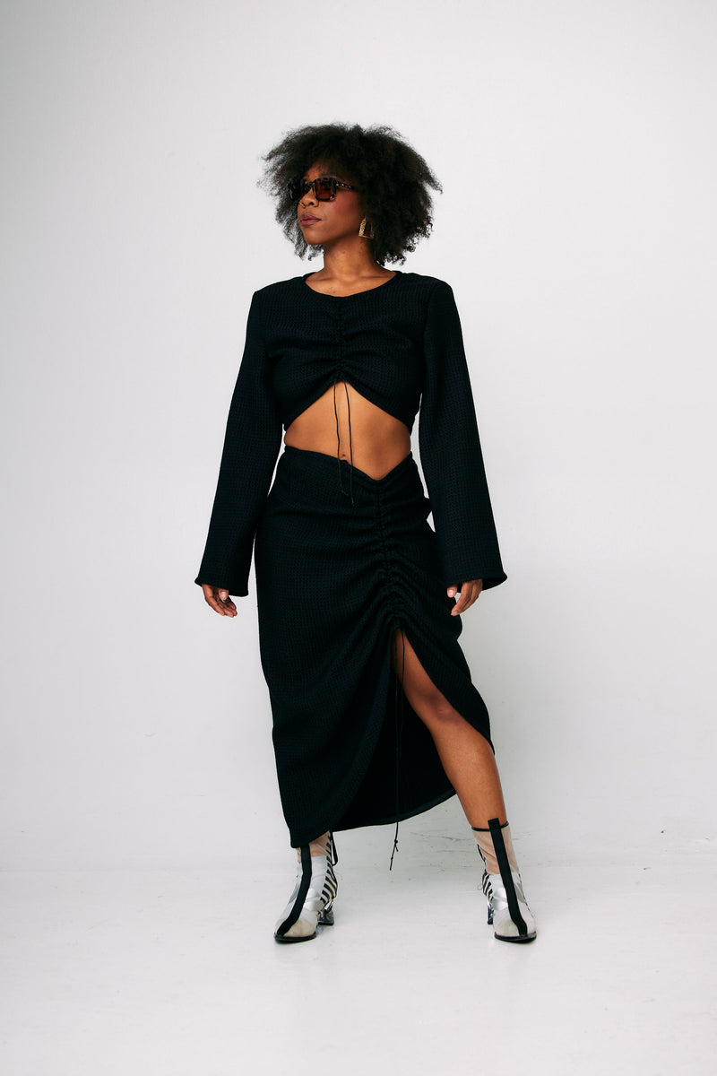 06 Ruched Skirt