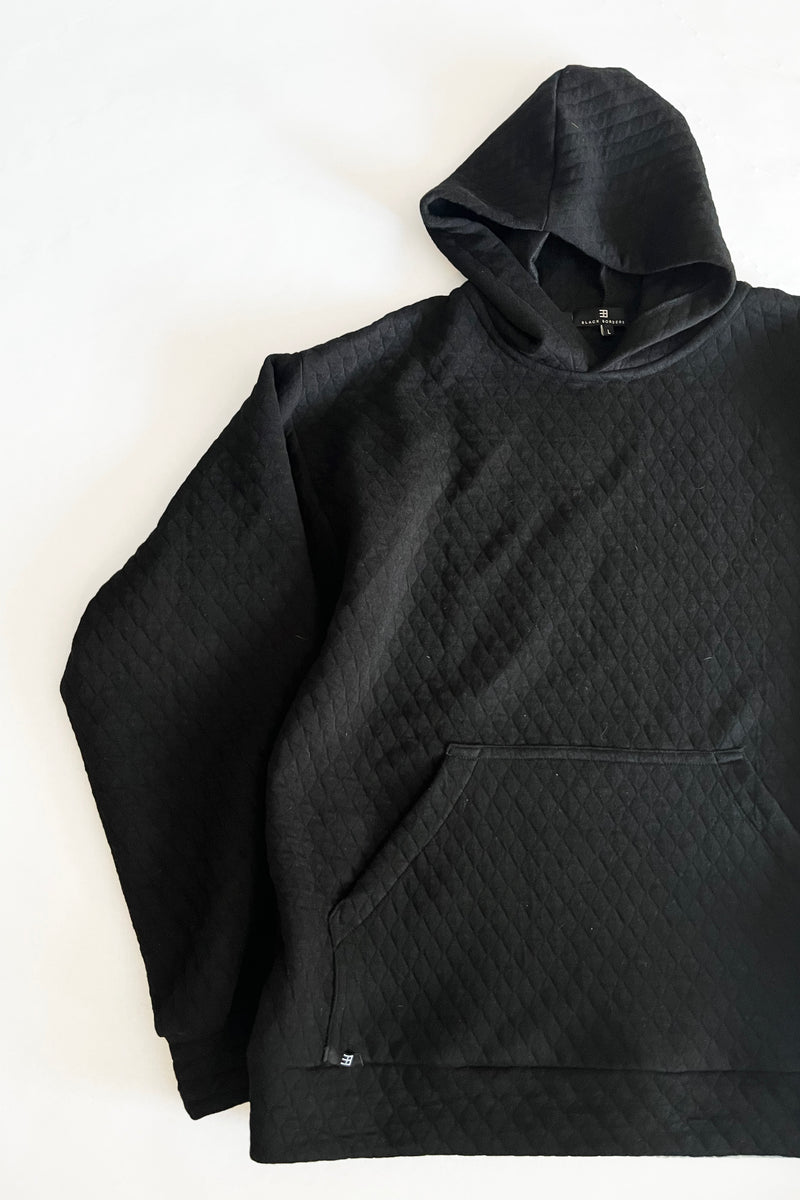 Long Quilted Hoodie