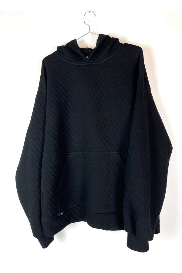Long Quilted Hoodie